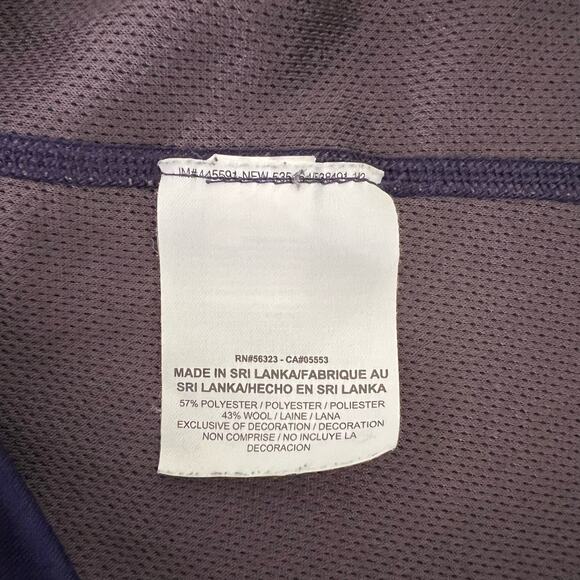 Nike Running Dri Fit Purple Long Sleeve Shirt Wool Blend Size Small - Picture 6 of 7